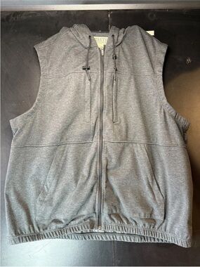 Duluth Trading Co Gray Hooded Vest